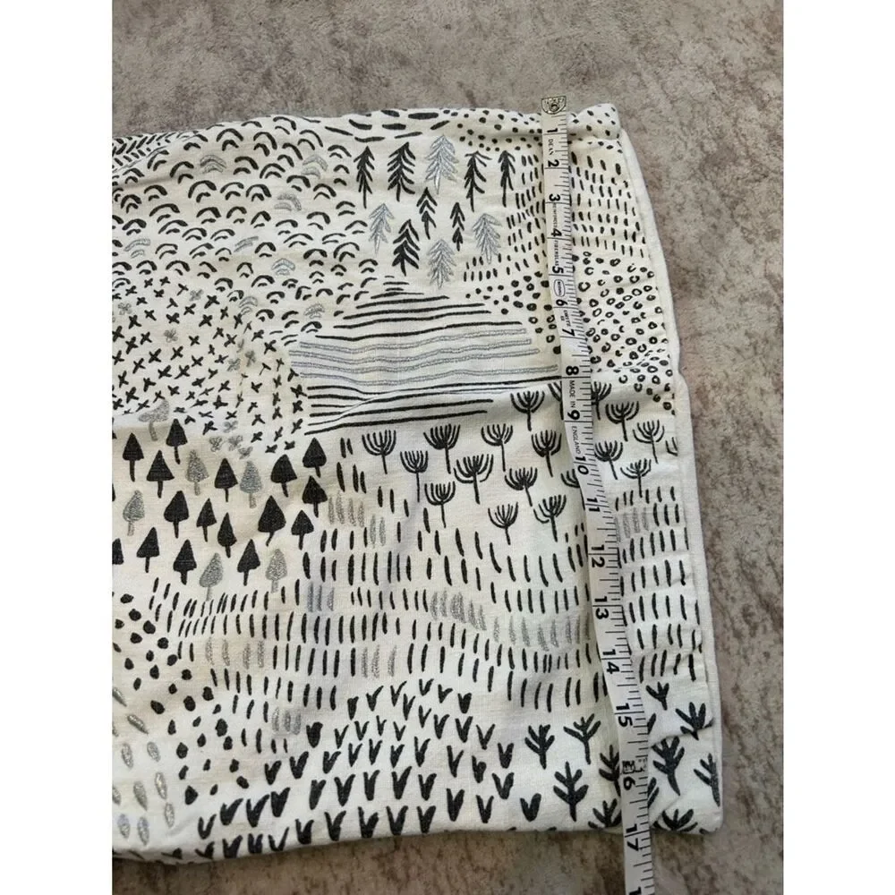 2 West Elm Abstract Woodland Landscape Cushion Covers
